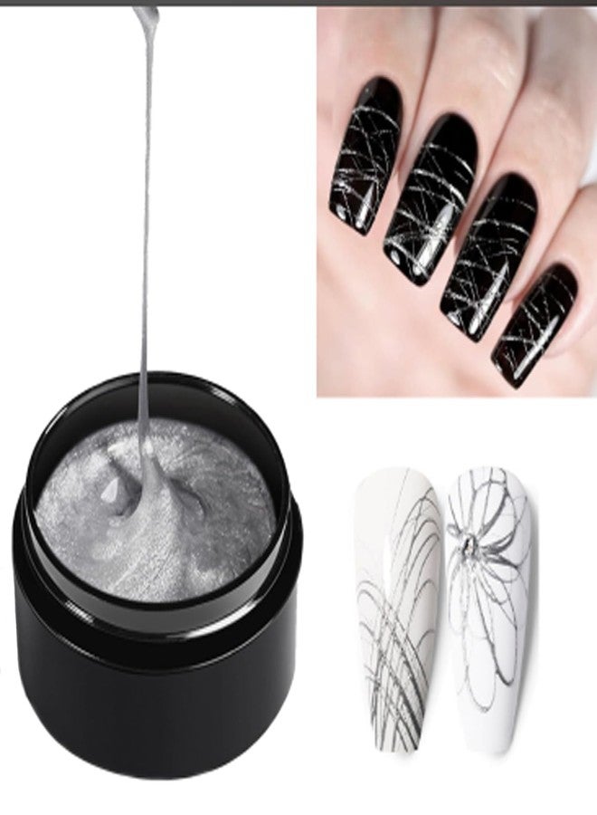 AOBOO Unleash Your Inner Artist with Sliver the Spider Gel for Nails Collection - A Vibrant Long-Wearing and Easy-to-Apply Gel Polish Set for Professional-Grade Nail Art at Home 5G/0.18Oz - Image 1