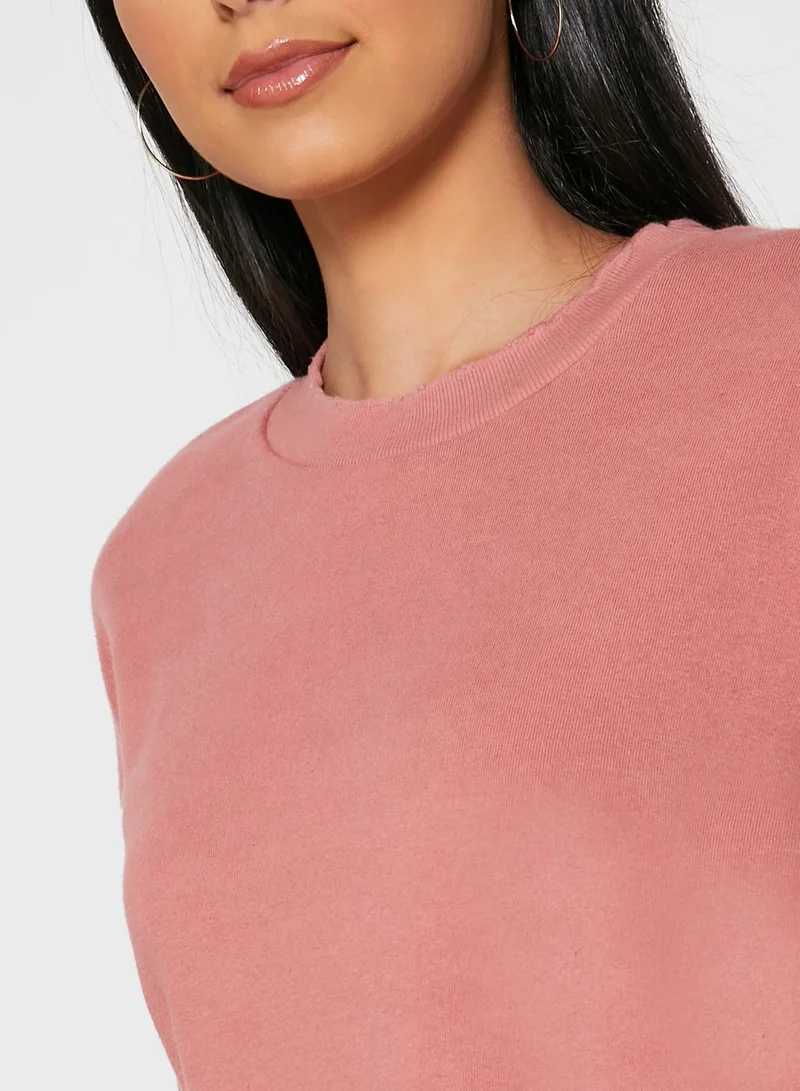 FOREVER 21 Crop Sweatshirt