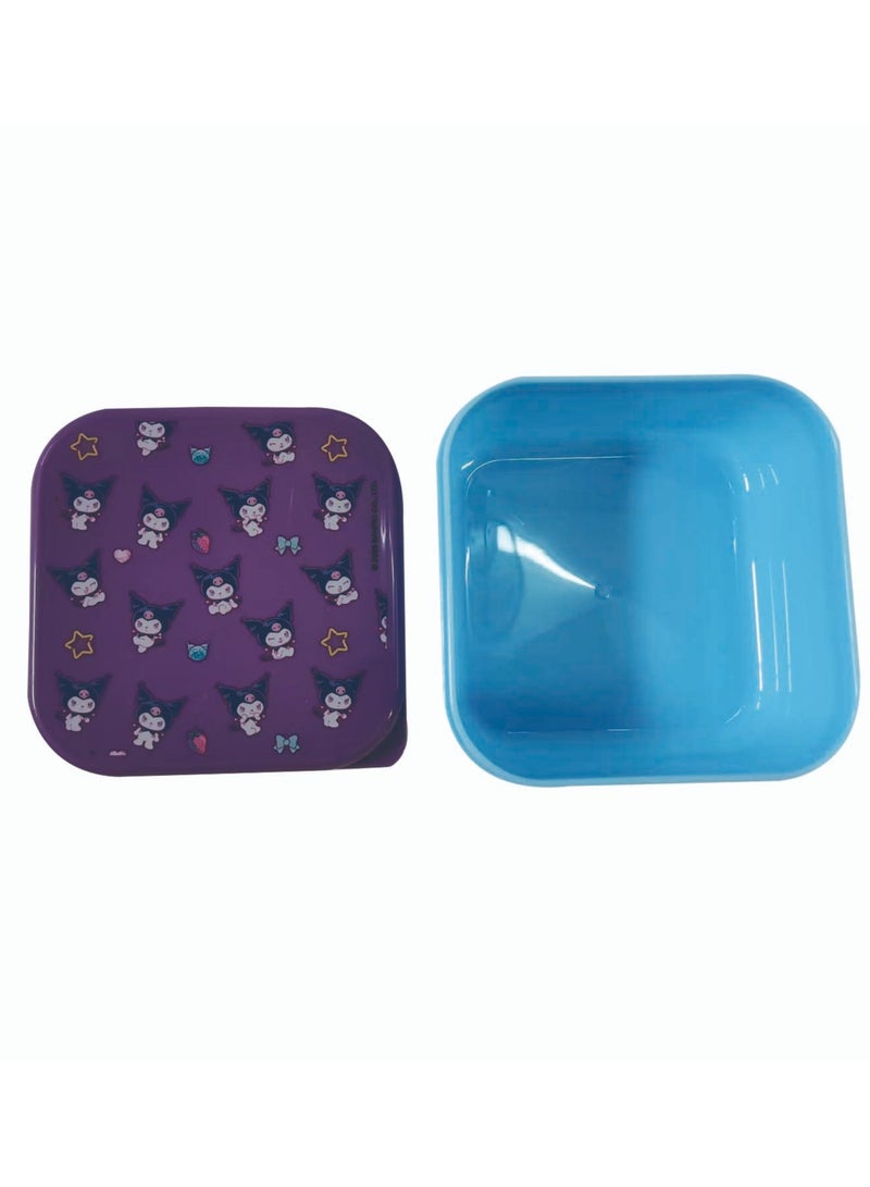 Sanrio Kuromi Food Stroage Container 3 Pcs Set - Image 4