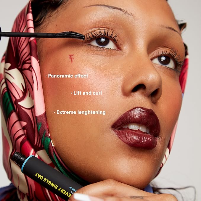 3INA مكياج ماسكارا كل يوم ماسكارا مقاومة للماء سوداء للVolume وتعريف الطول ماسكارا أنبوبية - Image 2