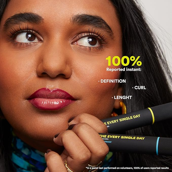 3INA مكياج ماسكارا كل يوم ماسكارا مقاومة للماء سوداء للVolume وتعريف الطول ماسكارا أنبوبية - Image 4