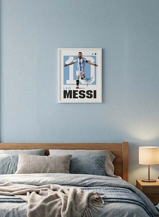 Toyland 8x10 Inch Lionel Messi Football Poster Wall Art – Sports Print for Kids Room & Bedroom Décor - Image 2