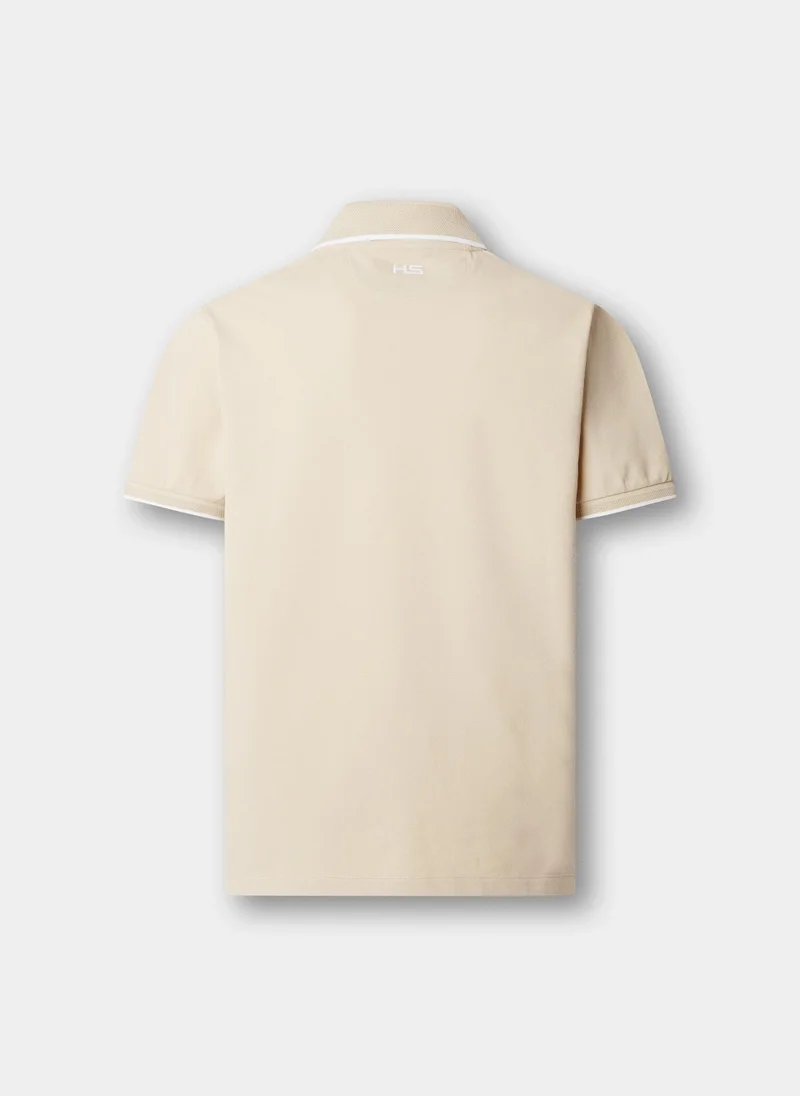 Hackett  Classic Fit Short Sleeve City Zip Polo for Men | Best Price UAE