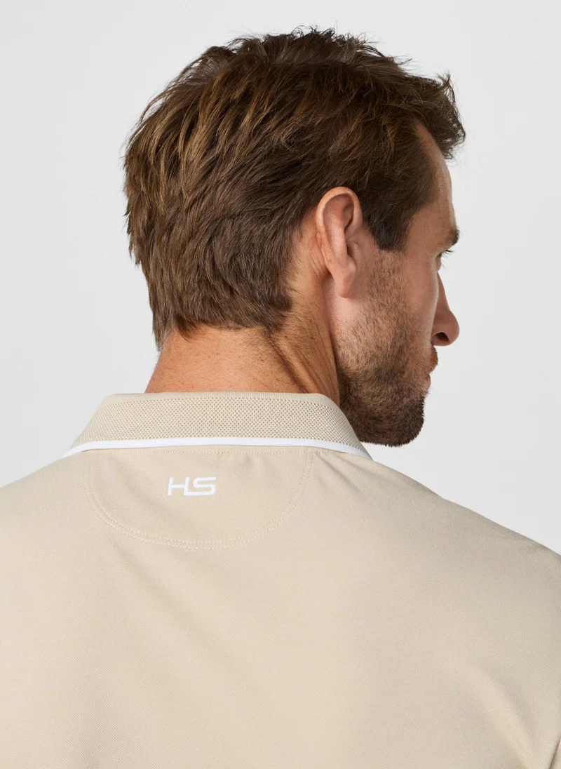 Hackett  Classic Fit Short Sleeve City Zip Polo for Men | Best Price UAE