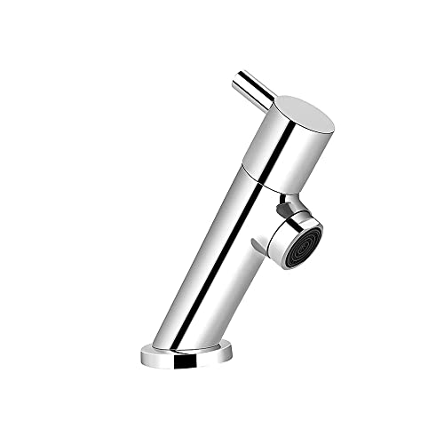 SNE Royal Pillar Tap, Silver, Chrome Finish, Kitchen Faucet and Wash Basin, Bathroom Accessories - Image 4