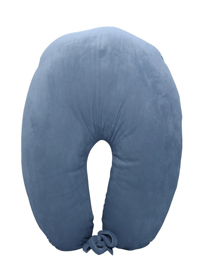 فوي دروب وسادة الرضاعة من فوي دروب للأطفال حديثي الولادة، وسادة رضاعة بتصميم سياج أمان لدعم إضافي للطفل. (رمادي) - Image 2