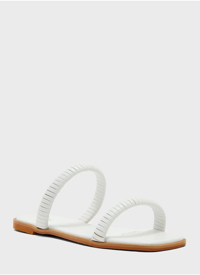 ELLA Double Strap Flat Sandals