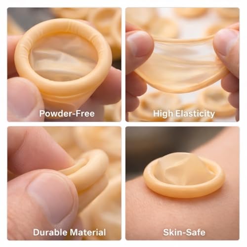 SCHOFIC Anti-Static ESD Safe Latex Finger Cots- Large (100) - Image 2