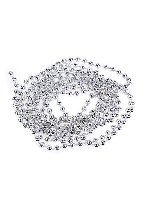 LB L B 10 Pcs Golden Colour Pearl Beaded Chain Christmas Garlands Merry Christmas Ribbon for X mas Christmas Tree Decoration Hanging Ornaments New Year Party  - Image 3