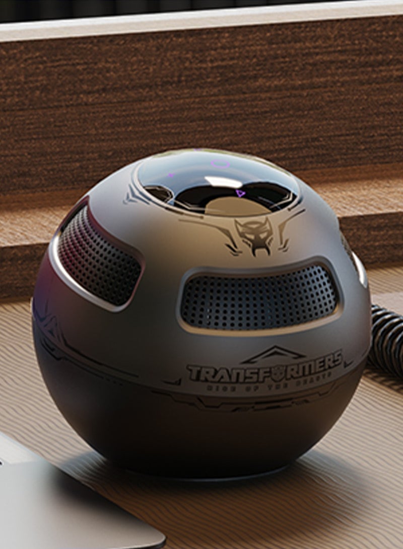 TF-Y17 Wireless Bluetooth Speaker, 8-Hour Battery Life, 3W Output, TWS Stereo Pairing, TF Card Slot, Call Function - Grey