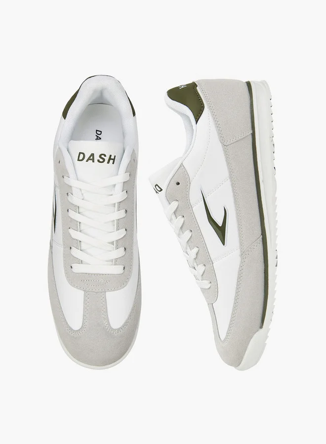 داش Panelled Lace-Up Sneakers