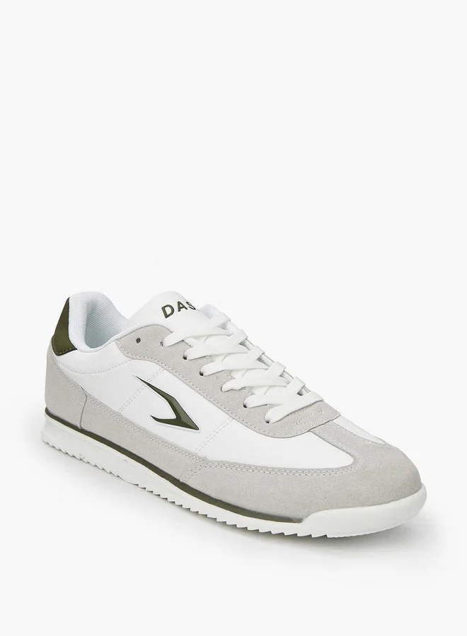Dash Panelled Lace-Up Sneakers
