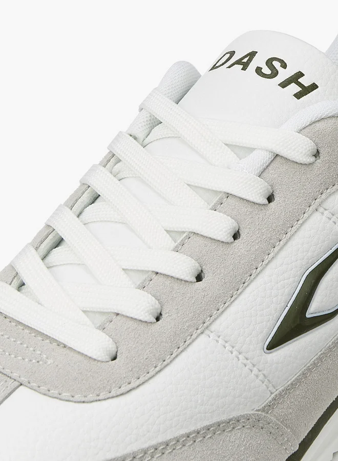 Dash Panelled Lace-Up Sneakers