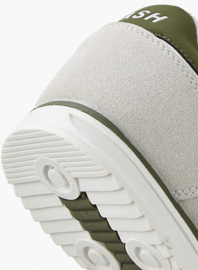 Dash Panelled Lace-Up Sneakers