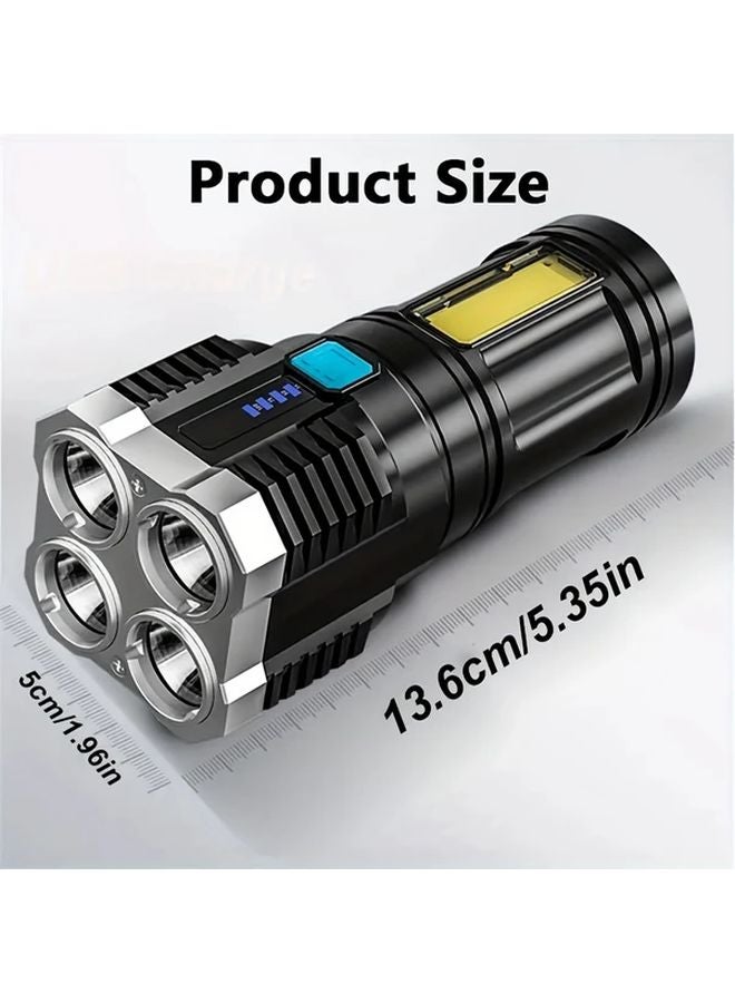 1pc Multi Functional LED Flashlight 4 Mode Brightness For Outdoor Emergency - Image 4