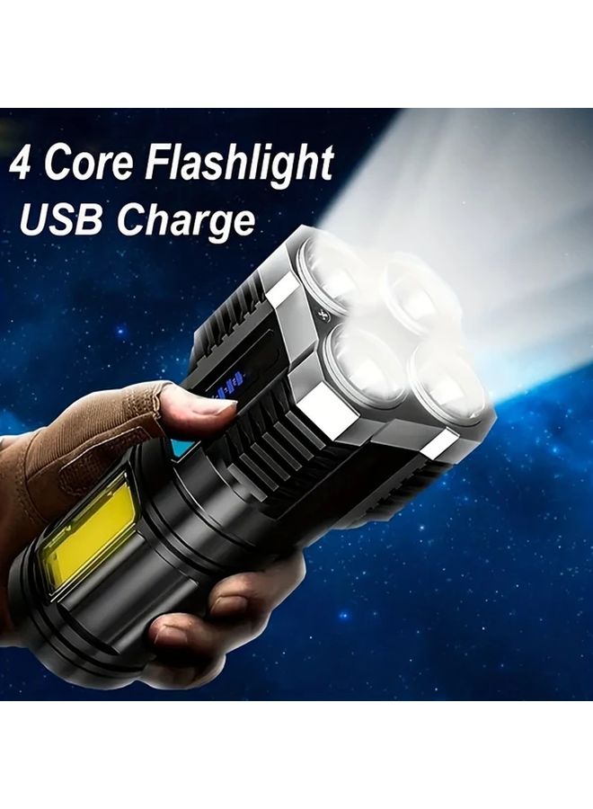 1pc Multi Functional LED Flashlight 4 Mode Brightness For Outdoor Emergency - Image 2