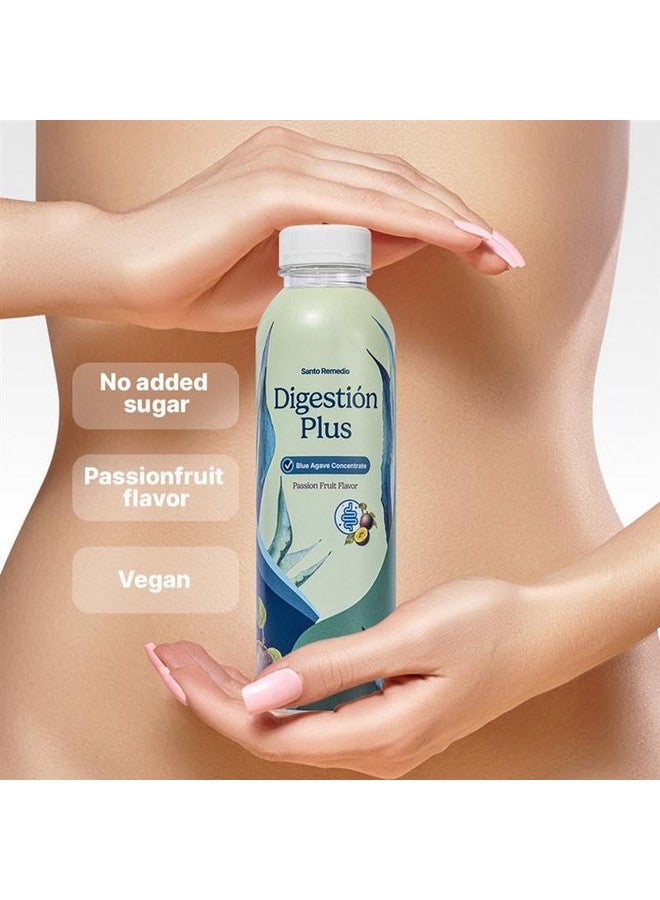 Santo Remedio Santo Remedio Digestion Plus, Concentrated Blue Agave Drink, 30 Servings, Passionfruit Flavor, Vegan, Gluten-Free, Non-GMO, No Added Sugar - Image 2