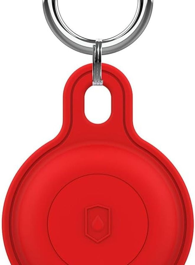 Silicone Protective Case for Apple AirTag with Keychain Anti Scratch Holder - Image 2