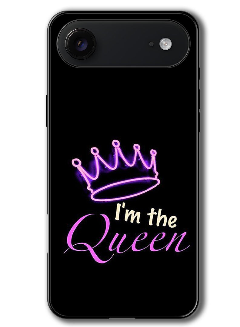 Theodor Case Compatible with Apple iPhone 17 Air 6.5 Inch Protection Shockproof Bumper Cover I Am The Queen - Image 1