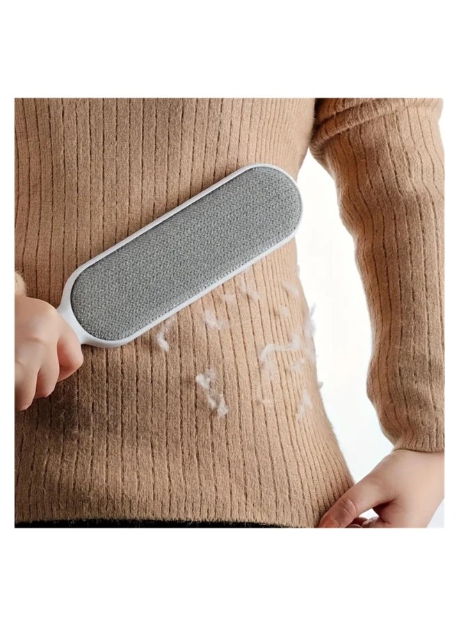 دوغي مزيل الوبر الثابت القابل للنقل للملابس، فرشاة يدوية قابلة لإعادة الاستخدام لإزالة شعر الحيوانات الأليفة من الملابس والأرائك ومقاعد السيارات - Image 3