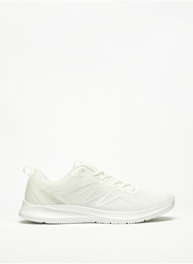 Dash Men Textured Lace-Up Sports Shoes  - Image 2