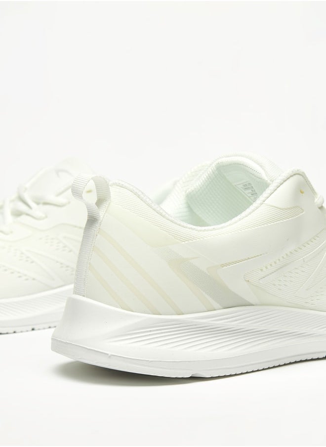 Dash Men Textured Lace-Up Sports Shoes  - Image 4