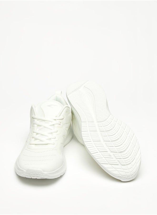 Dash Men Textured Lace-Up Sports Shoes  - Image 3