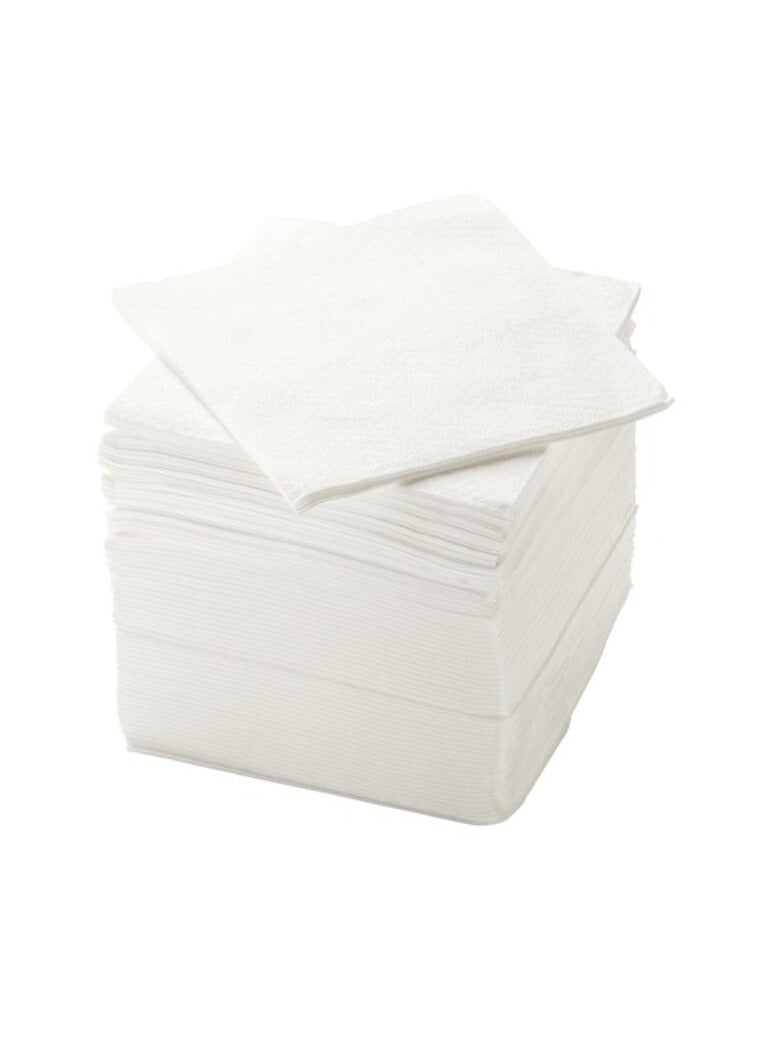 PROMASS Paper Napkin, White, 30X30 Cm 