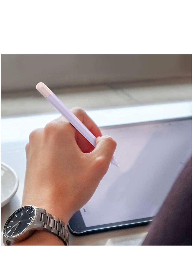 سيوسي جراب من السيليكون وغطاء غلاف مضاف طقم ربط محول كابل متوافق مع Apple Pencil الجيل الأول - Image 3