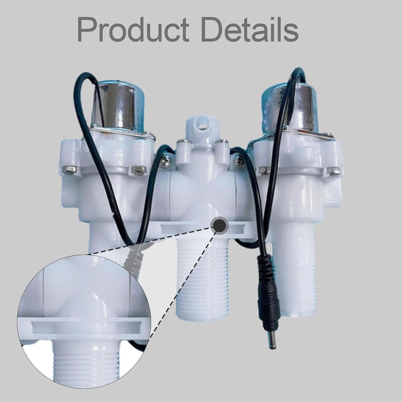 Tankless Toilet Solenoid Valve Household Toilet Accessories Compact Assembly 91mm Spacing Simple Installation Replacement - Image 5