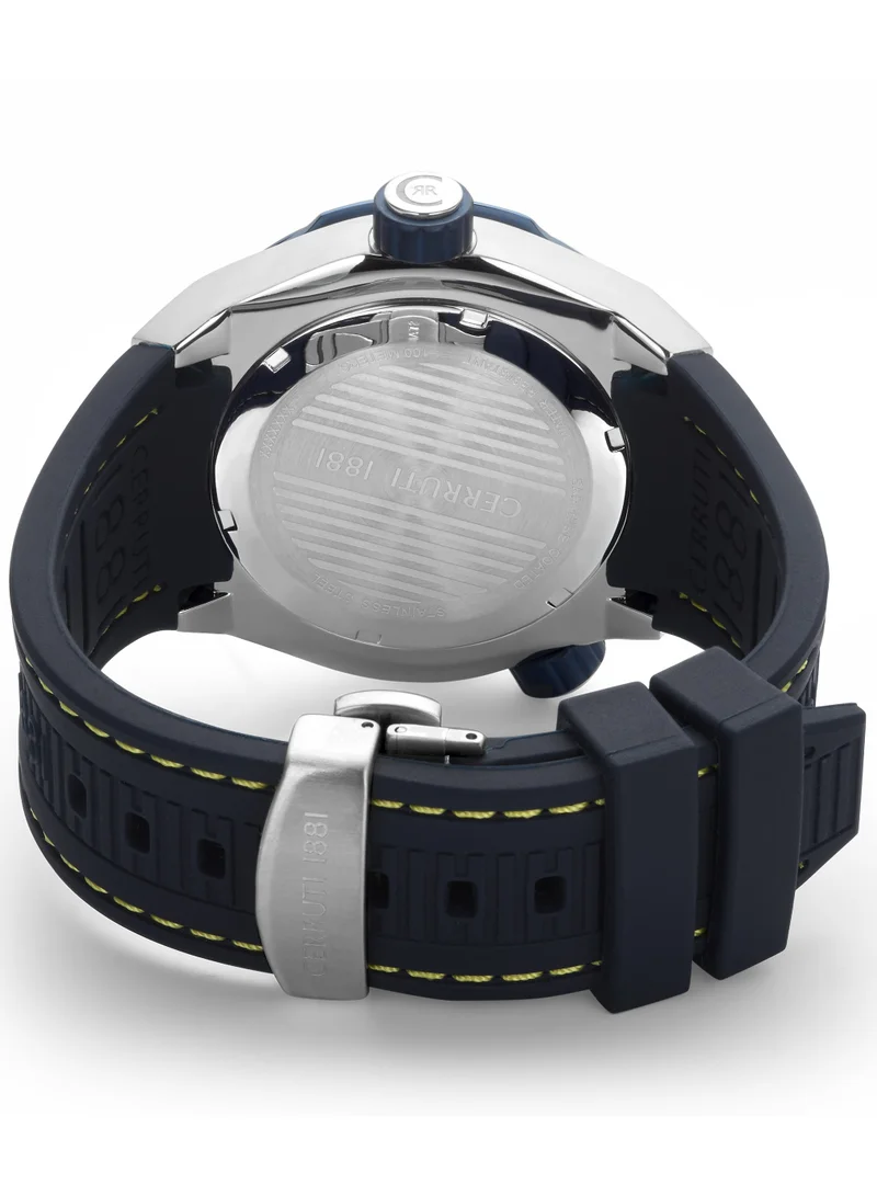 CERRUTI 1881 RUSCELLO THREE HANDS Round Analog Wrist Watch CIWGN2207501 - 45.25 mm - Blue