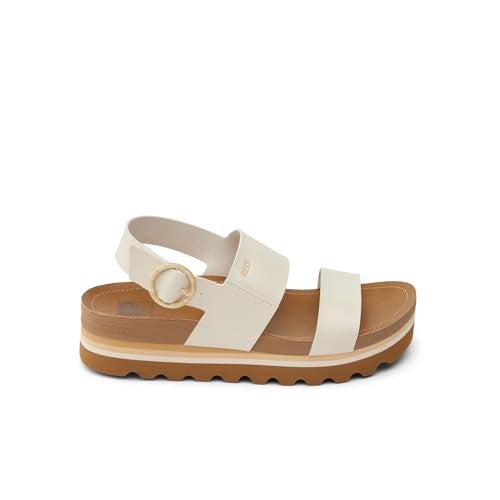 Reef Vista Hi Buckle Womens Platform Fashion Sandal, Arch Support, Ultra Soft Cushion Footbed, Vintage, 7 - Image 3