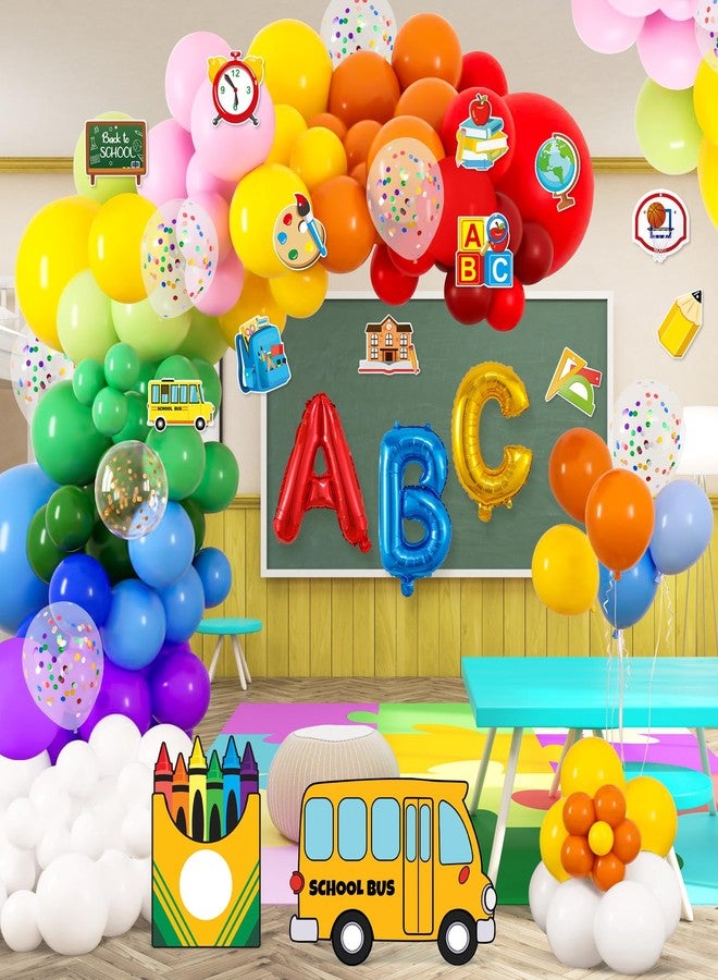 VinTs 149pcs Back to School Balloon Garland Arch Kit ABC Back to School Foil Balloons for First Day of School Kindergarten,Welcome Back To School Classroom Party,Graduation Party Decor Supplies - Image 1