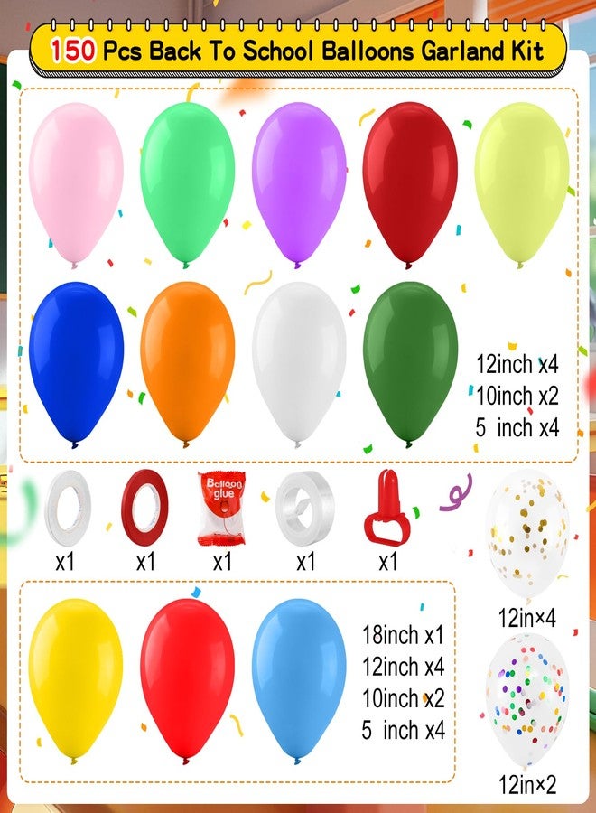 VinTs 149pcs Back to School Balloon Garland Arch Kit ABC Back to School Foil Balloons for First Day of School Kindergarten,Welcome Back To School Classroom Party,Graduation Party Decor Supplies - Image 2