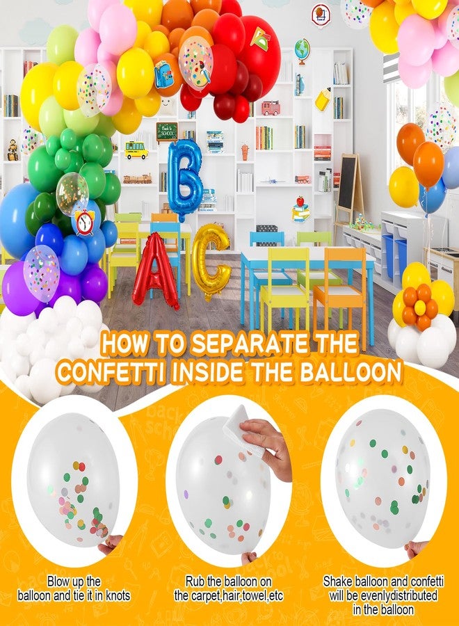 VinTs 149pcs Back to School Balloon Garland Arch Kit ABC Back to School Foil Balloons for First Day of School Kindergarten,Welcome Back To School Classroom Party,Graduation Party Decor Supplies - Image 5
