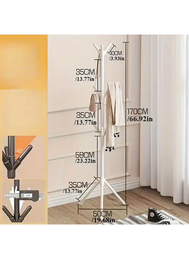 Black Portable Hanger With Storage Box Holds Hats Bags Towels Durable Space Saving For Dorm Bedroom Wardrobe - Image 4