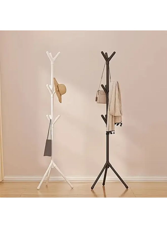 Black Portable Hanger With Storage Box Holds Hats Bags Towels Durable Space Saving For Dorm Bedroom Wardrobe - Image 3