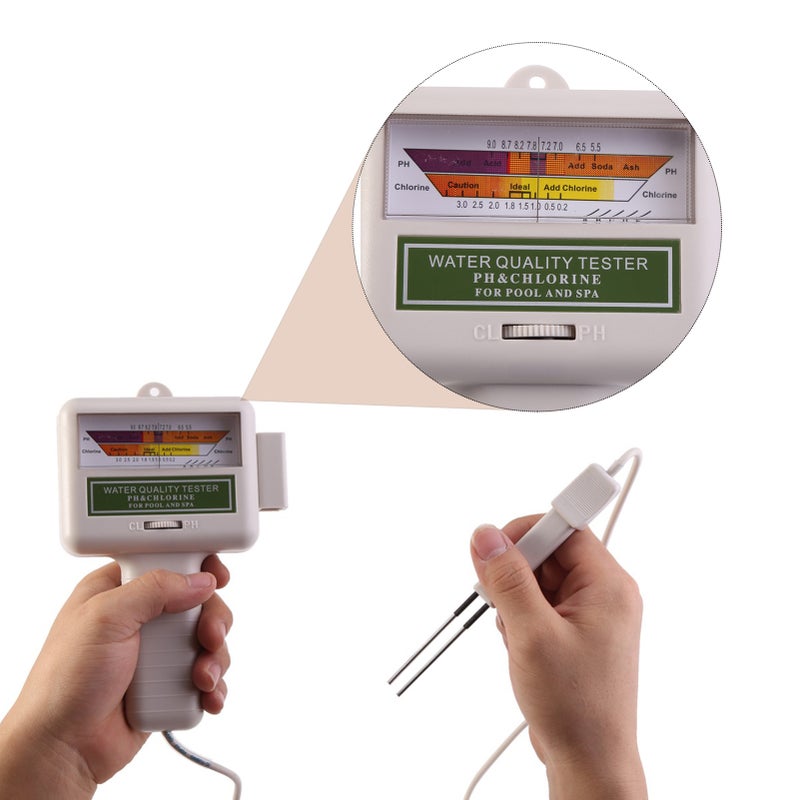 PC101 PH Meter Water Quality Tester PH/CL2 Meter CL2 Chlorine Tester Water Detector for Swimming Pool Spa Aquarium PH Test Tool for Water - Image 5