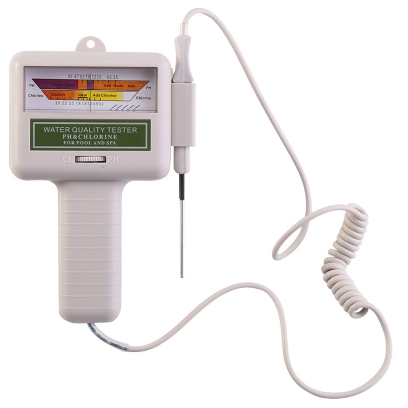 PC101 PH Meter Water Quality Tester PH/CL2 Meter CL2 Chlorine Tester Water Detector for Swimming Pool Spa Aquarium PH Test Tool for Water - Image 1