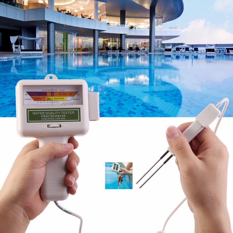 PC101 PH Meter Water Quality Tester PH/CL2 Meter CL2 Chlorine Tester Water Detector for Swimming Pool Spa Aquarium PH Test Tool for Water - Image 2