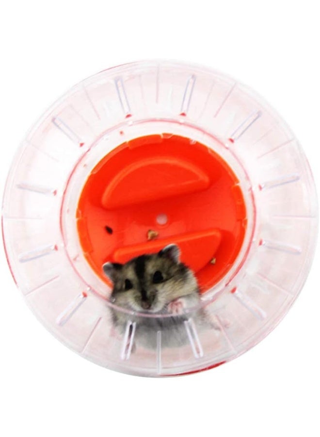 Meetion Mini New Cute Dwarf Hamster Running Ball 4.7 Inches Crystal Ball for Hamsters Small Silent Exercise Wheel Small Cage Accessories Suitable for Hamsters Less Than 4 inches 10 cm in Length (Pink) - Image 5