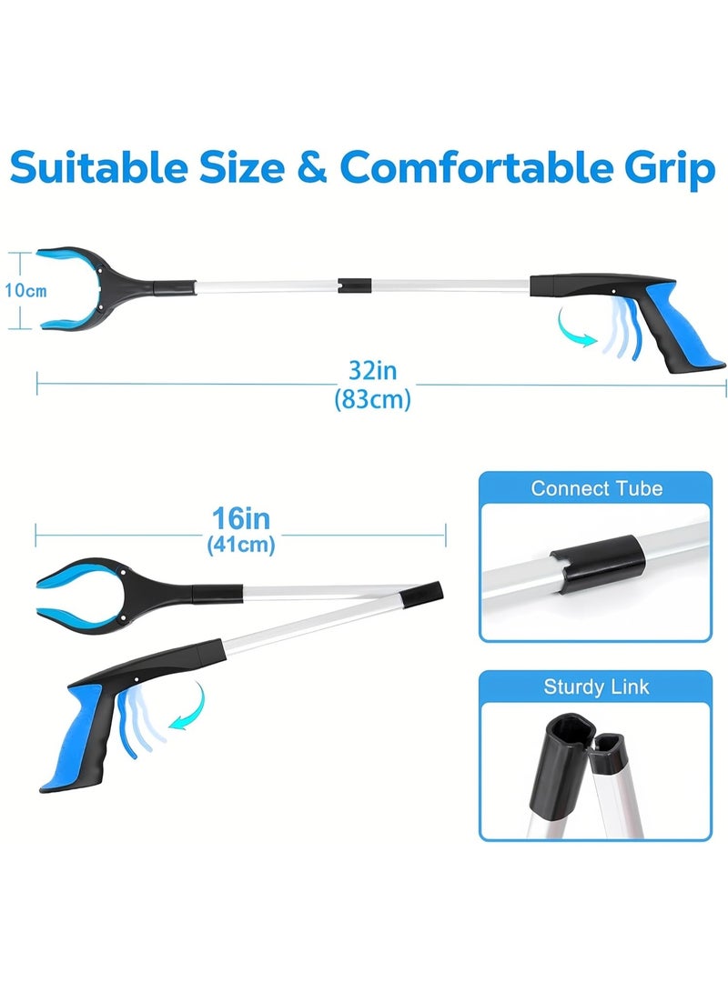 Ru syanl Grabber Reacher Tool - 83cm Extra Long Foldable Gripper and Reaching Tool - Heavy Duty Pick Up Stick Grabbers for Seniors Trash Surgery Recovery Must Haves Gifts - Image 3