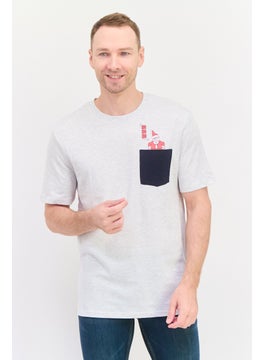 Men Crew Neck Short Sleeves Graphic Printed T-Shirt, Light Grey - pzsku/ZB4C5E3614C7C2AFDE13EZ/45/_/1738678706/0666b84c-3094-420d-ad5f-f528e0c88c8b