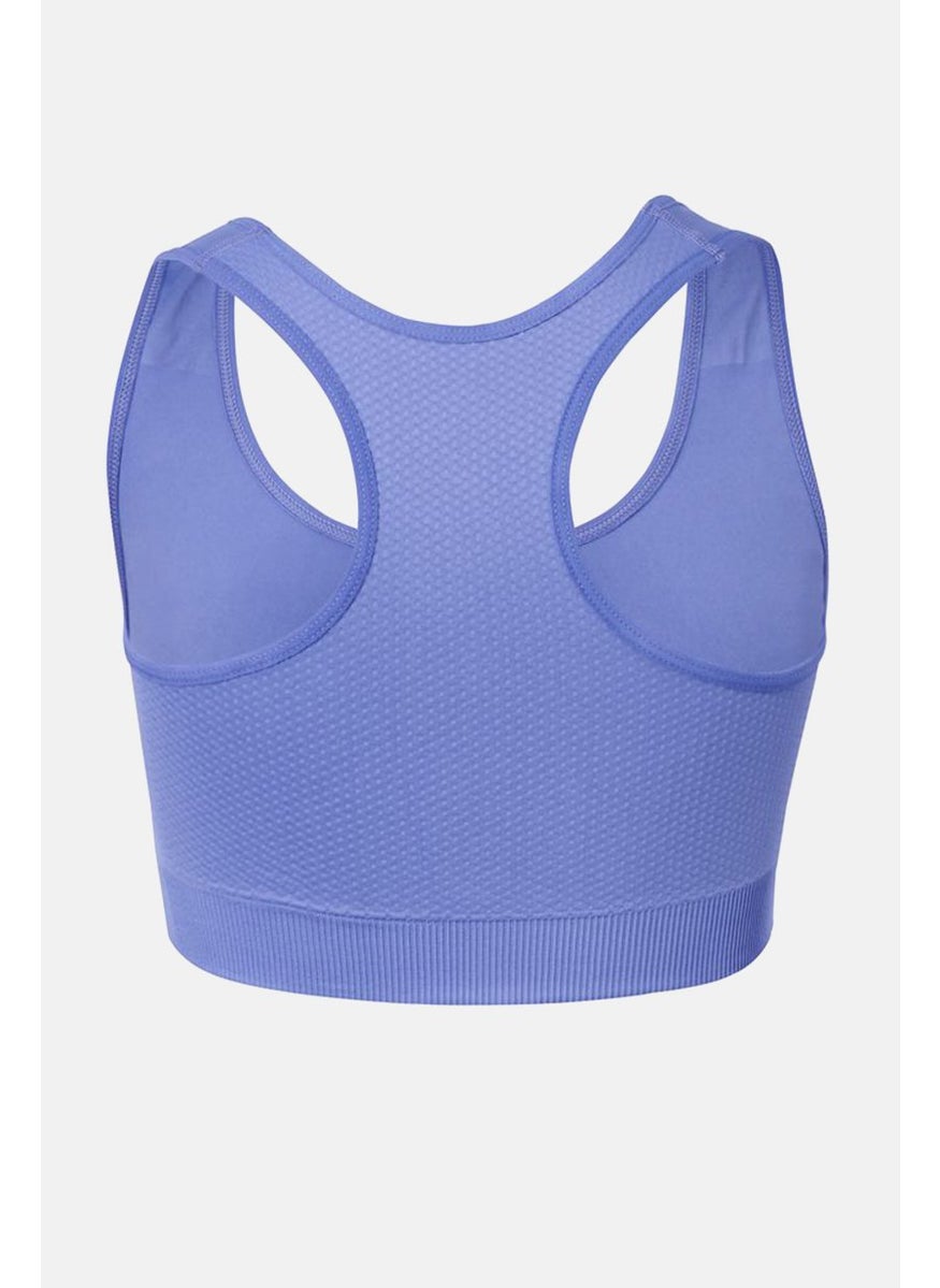 Tchibo Women Non Padded Non Wired Soft Sports Bra, Lilac  - Image 3