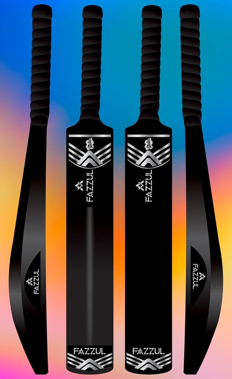 Fazzul Cricket Bat for Adults, Plastic Bat Tennis Cricket Bat for Men, Turf Bat Heavy Plastic Cricket Bats with Anti Slip Rubber Grip for Gully Cricket, Tournament Match, Full Size (JUYGH - Image 2