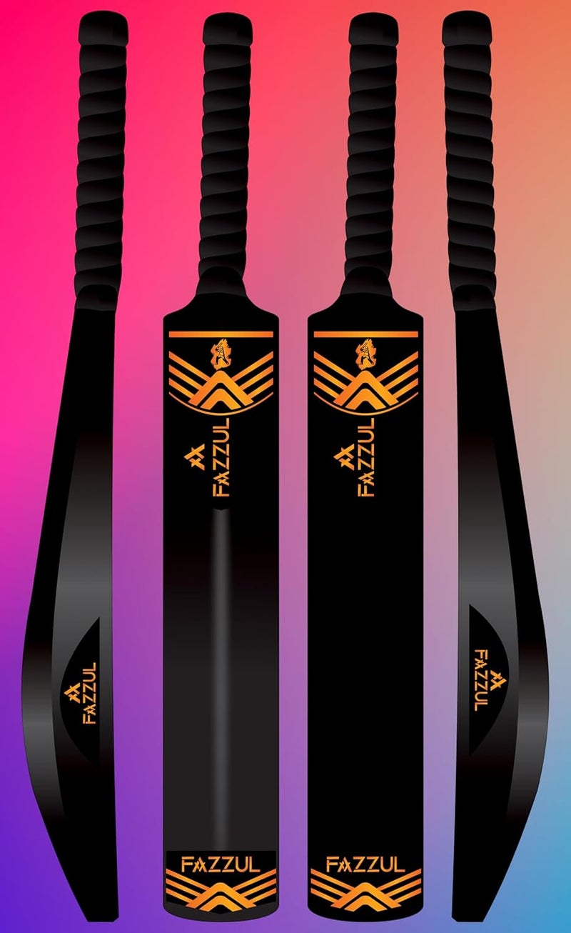 Fazzul Cricket Bat for Adults, Plastic Bat Tennis Cricket Bat for Men, Turf Bat Heavy Plastic Cricket Bats with Anti Slip Rubber Grip for Gully Cricket, Tournament Match, Full Size (JUYGH - Image 3