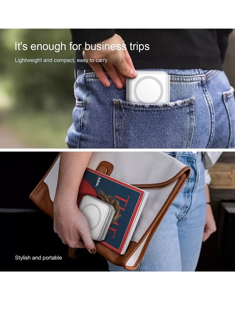 ACLIX New 2022 Foldable Ultra-Thin Mobile Phone Watch Stand Charger 15W Fast QI Magnetic 3 in 1 Wireless - Image 5