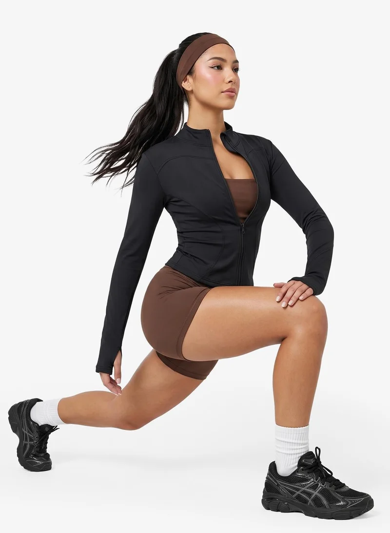 Frwd Sculpting Seamless Zip Up Top