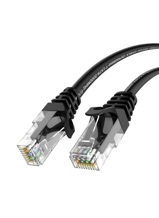 Generic Source Six Gigabit CAT6 Network Cable Jumper 1 Meter Router Computer Network Cable Finished Network Cable Jumper-Color:Black-Line Length:100M  - Image 5