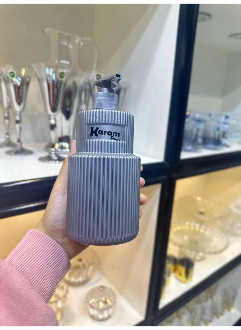 Add a touch of timeless elegance to your bathroom or kitchen with the Karam Classic Soap & Shower Pump. Crafted from durable, premium-quality plastic, it features a unique design that complements any decor, offering a smooth dispensing mechanism perfect for liquid soap, lotion, or shower gel.